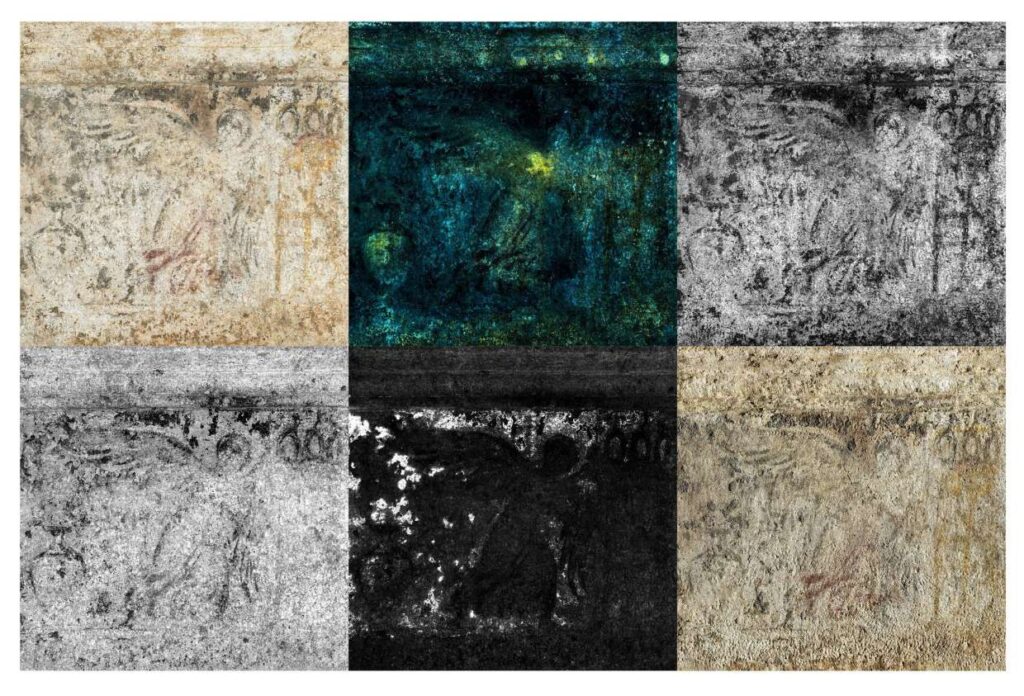 Αμφίπολη: Τύμβος Καστά, ταφικό μνημείο. Λεπτομέρεια τμήματος της μαρμάρινης ζωφόρου (Λ2315)