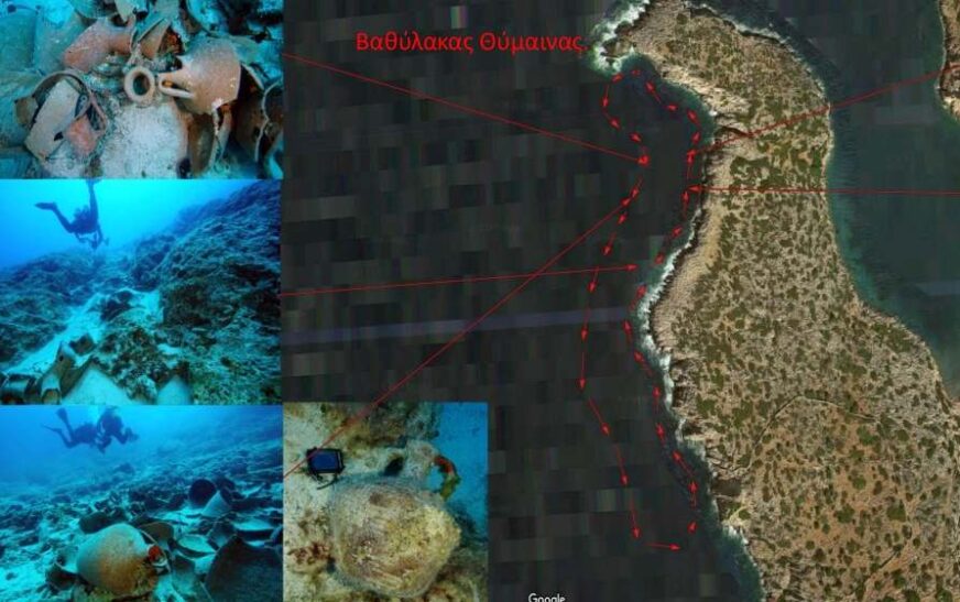 2 νέοι επισκέψιμοι ενάλιοι αρχαιολογικοί χώροι στους Φούρνους Κορσεών