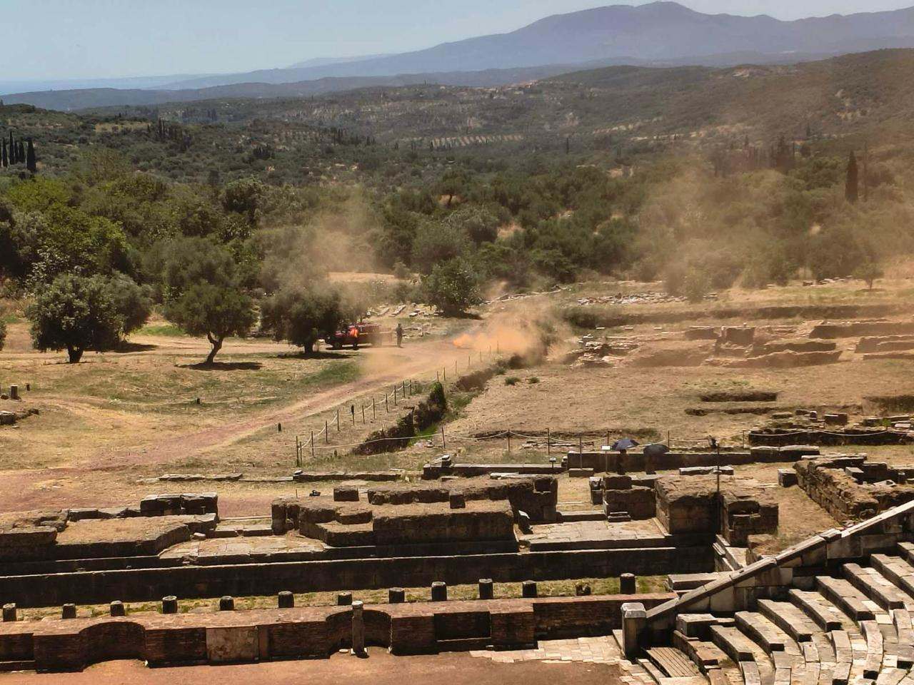 Αρχαία Μεσσήνη: Άσκηση ετοιμότητας για την αντιμετώπιση δασικής πυρκαγιάς
